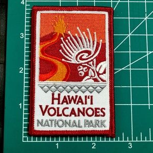 Hawai'i Volcanoes National Park Embroidered Souvenir Patch | Island of Hawaii